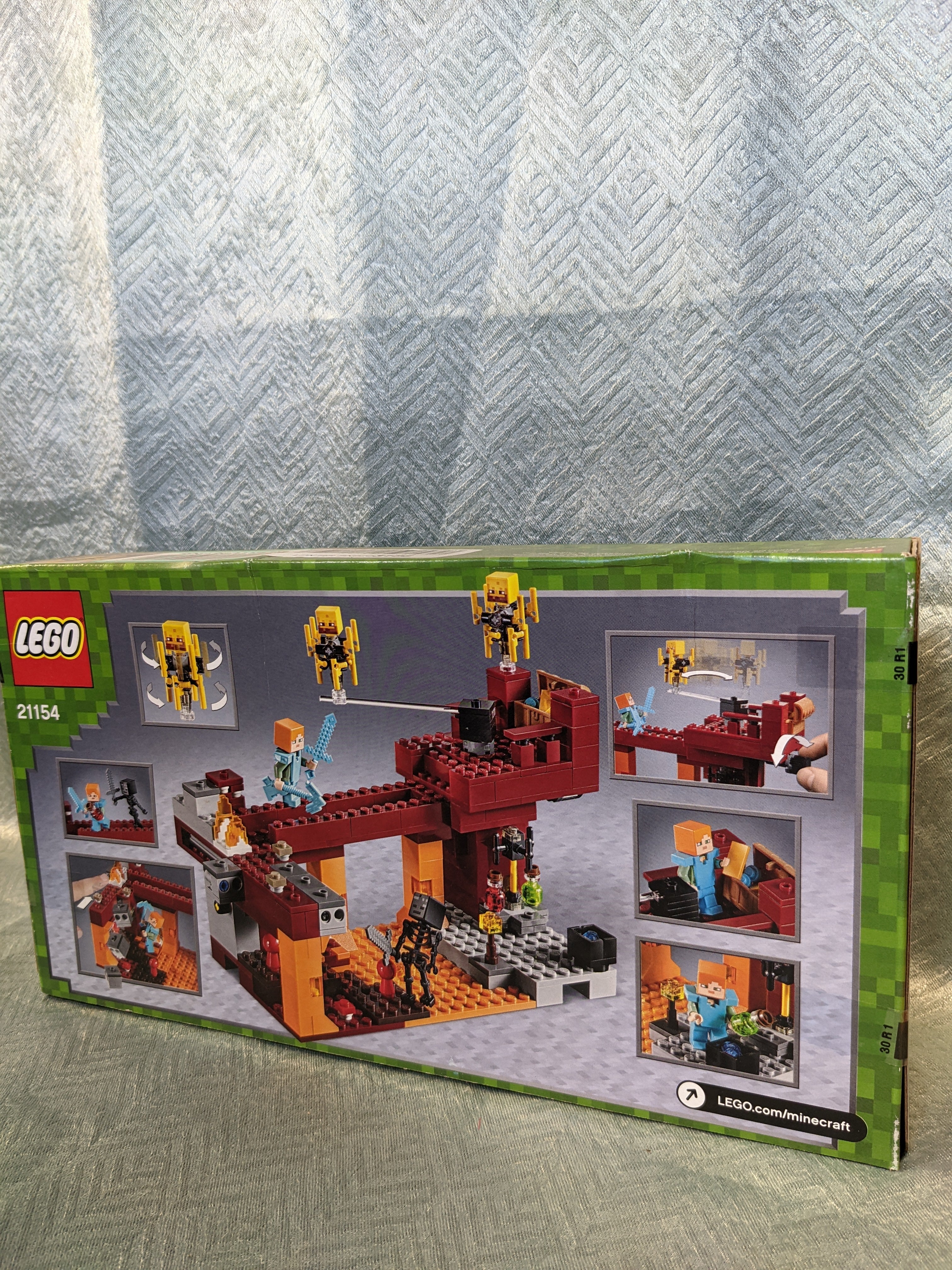 LEGO Minecraft The Blaze Bridge 21154 Building Kit (370 Pieces) (7544048484590)